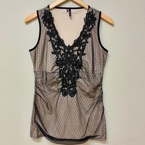 BNWOT Maurices Sleeveless Lace Top Sz M